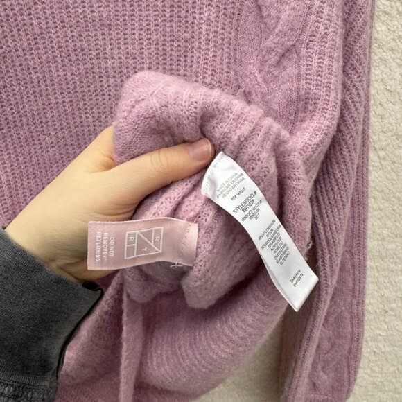 XS - SPLENDID - Lilac Wool Maternity Sweater Natalia Rent the Runway $168 msrp - Picture 8 of 10